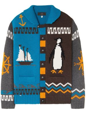 Alanui The Nautical Cardigan - Blue