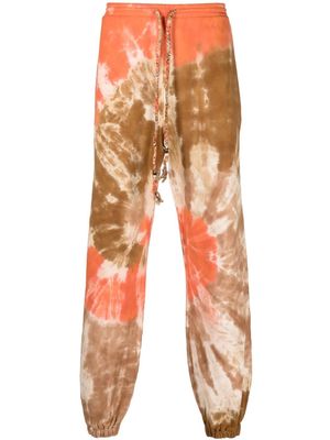 Alanui tie-dye track pants - Orange
