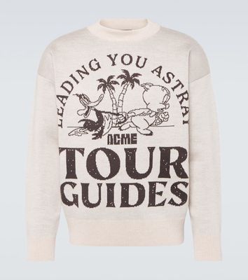 Alanui Tour Guides wool-blend sweater
