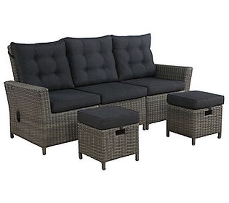 Alaterre Furniture Asti 3-Piece Seating Set