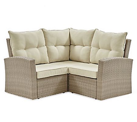 Alaterre Furniture Canaan Corner Sectional Sofa with Cushions