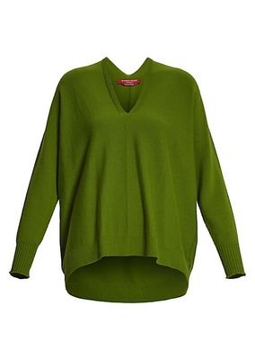 Alba Wool-Blend V-Neck Sweater