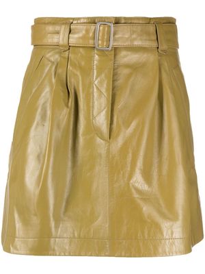 Alberta Ferretti belted-waistband detail skirt - Green
