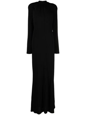 Alberta Ferretti cut-out high-neck maxi dress - Black