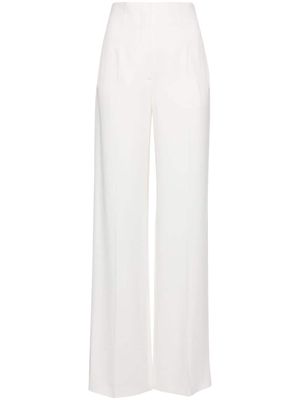 Alberta Ferretti high-waist palazzo trousers - White
