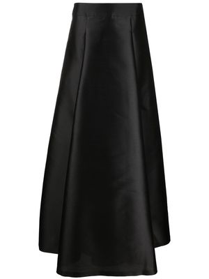 Alberta Ferretti high-waisted full skirt - Black