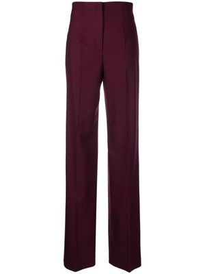 Alberta Ferretti high-waisted wide-leg trousers - Purple