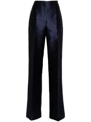 Alberta Ferretti Mikado wide-leg trousers - Blue