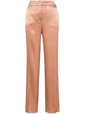 Alberta Ferretti pressed-crease trousers - Pink