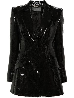 Alberta Ferretti sequin-embellished blazer - Black