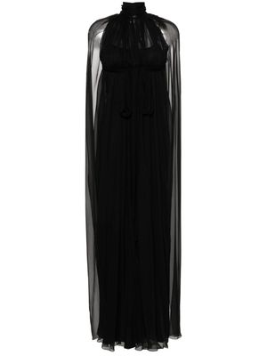 Alberta Ferretti silk maxi dress - Black