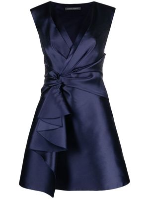 Alberta Ferretti sleeveless pinched-waist dress - Blue