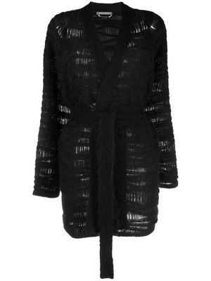 ALBERTA FERRETTI V-neck knitted cardigan - Black