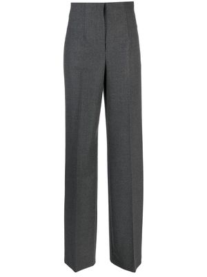 Alberta Ferretti virgin wool wide-leg trousers - Grey