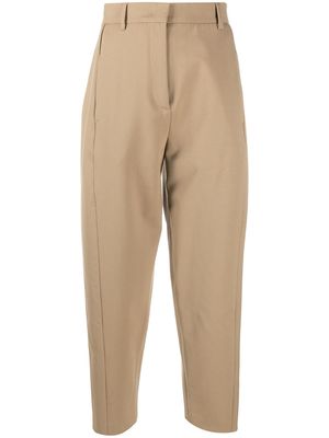 Alberto Biani cropped tailored trousers - Neutrals
