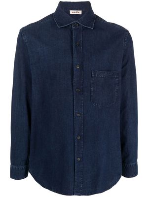 Alberto Biani denim long-sleeve shirt - Blue