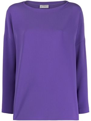 Alberto Biani long-sleeve T-shirt - Purple