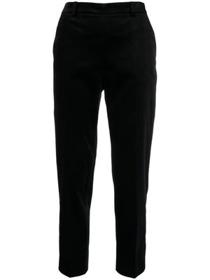 Alberto Biani pressed-crease tailored trousers - Black