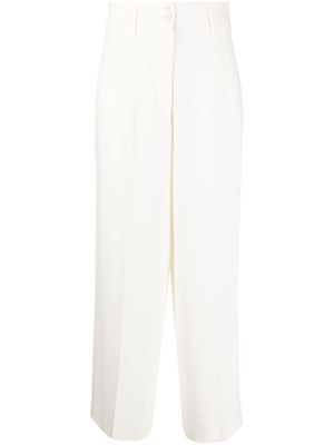 Alberto Biani wide-leg tailored trousers - White