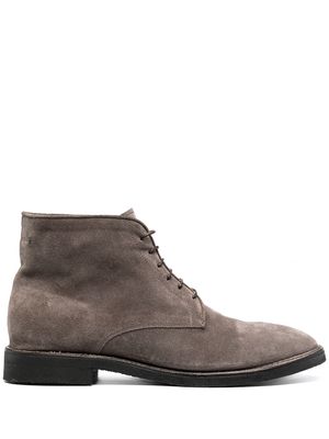Alberto Fasciani Abel suede lace-up boots - Neutrals