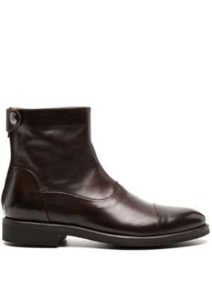 Alberto Fasciani Camil leather ankle boots - Brown