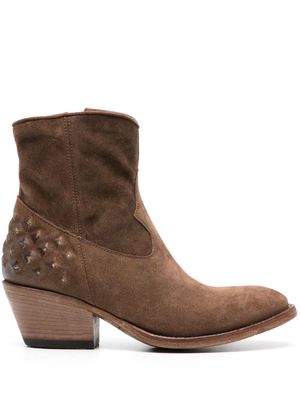 Alberto Fasciani Heidi suede boots - Brown