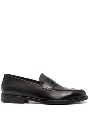 Alberto Fasciani Zen leather loafers - Black