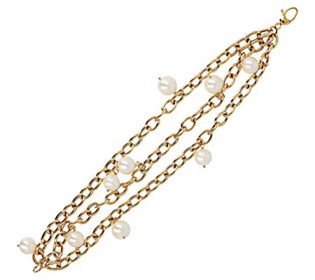 Alberto Milani Cultured Pearl Multi-Strand Bracelet, 18K Gold