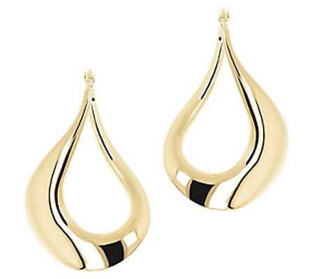 Alberto Milani Polished Free-Form Hoop Earrings , 14K Gold