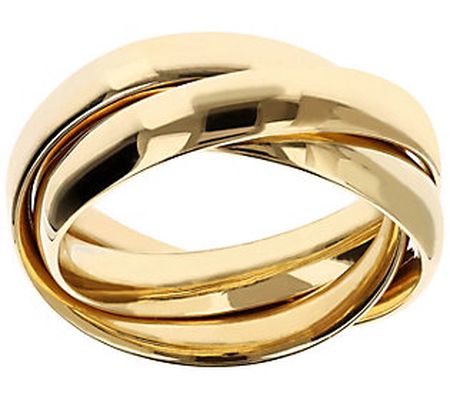 Alberto Milani Polished Rolling Ring, 14K Gold