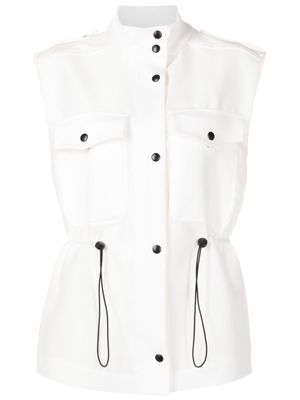 Alcaçuz Arrow vest top - White
