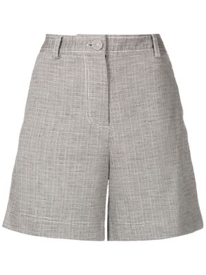Alcaçuz elasticated-waist chino shorts - Grey