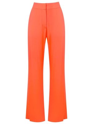 Alcaçuz high-waisted flared trousers - Orange