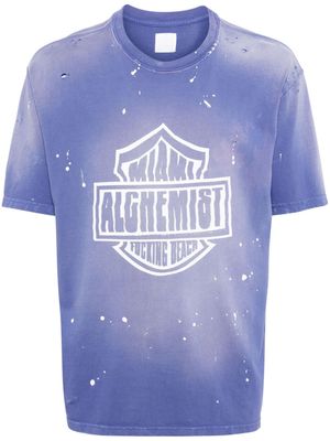 Alchemist Hugh splatter-detail T-shirt - Blue