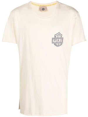 Alchemist logo-print cotton T-shirt - Neutrals