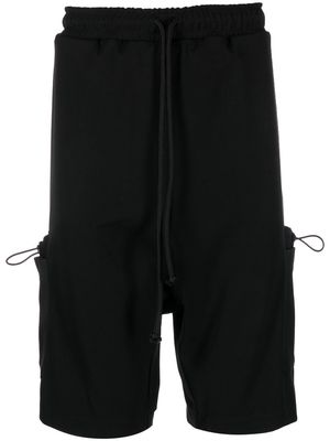 Alchemy drawstring-fastening waist shorts - Black