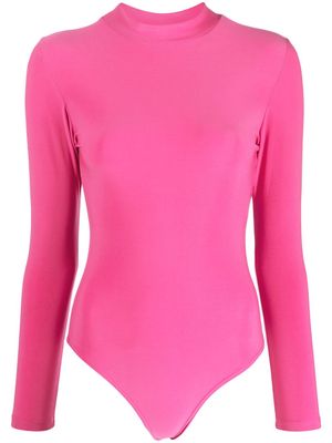Alchemy high-neck long-sleeve top - Pink