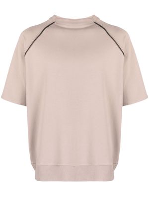 Alchemy short-sleeve stretch-cotton T-shirt - Neutrals