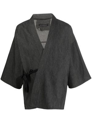 Alchemy side-tie wrap jacket - Black