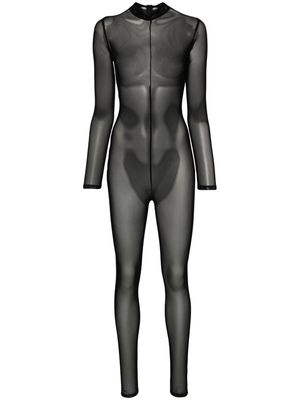 Alchemy x Lia Aram mesh jumpsuit - Black