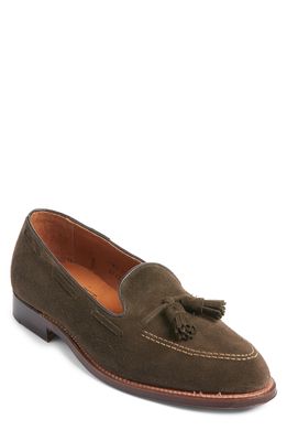 Alden Suede Tassel Loafer in Brown