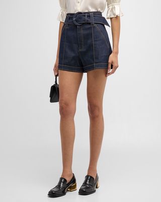 Aldi Belted Denim Shorts