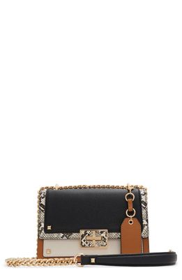 ALDO Byworthh Convertible Faux Leather Crossbody Bag in Brown Multi
