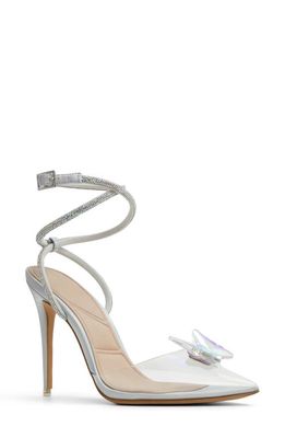 ALDO Chrysalis Pointed Toe Pump in Silver