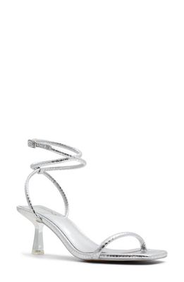 ALDO Dime Ankle Strap Sandal in Silver