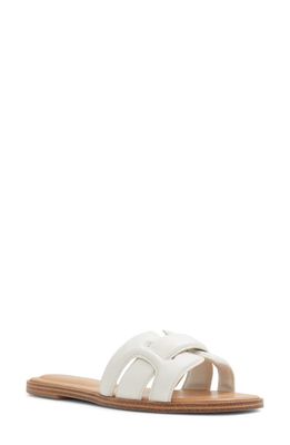 ALDO Elenaa Slide Sandal in White/Bone