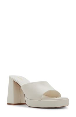 ALDO Elkie Platform Sandal in White/Bone