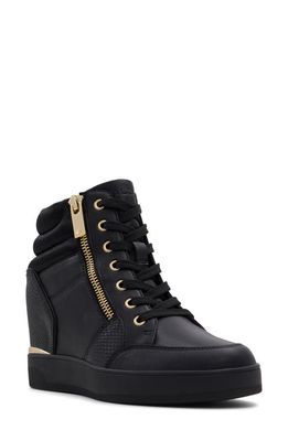 ALDO Ereliclya Wedge Sneaker in Black