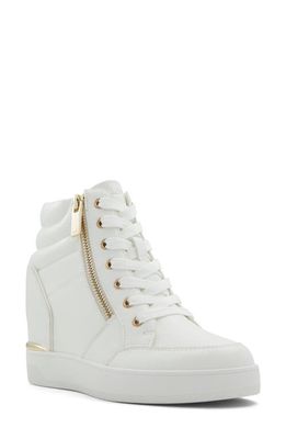 ALDO Ereliclya Wedge Sneaker in White