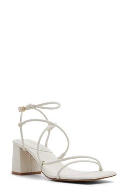ALDO Harmonni Ankle Strap Sandal in White